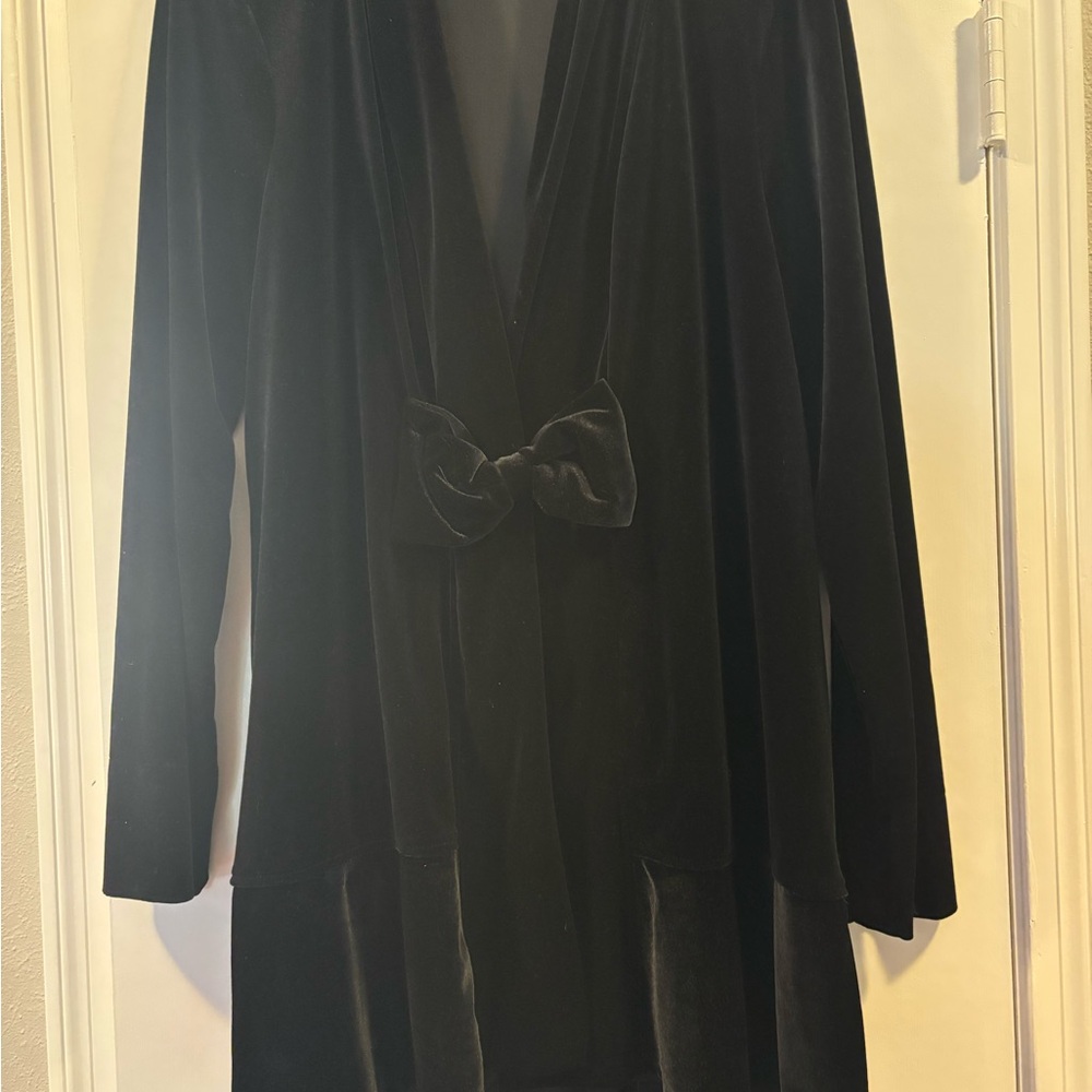 3 Sisters Black Velvet Jacket